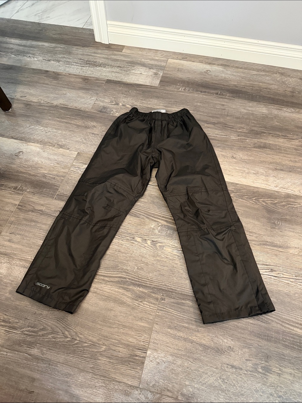Mountain‎ Warehouse Kids Black Cargo Rain Pants - Elastic Waist, Weather-Ready